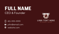 Industrial Wrench Mechanic Business Card Design
