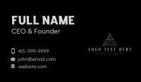 Pyramid Corporate Luxury Business Card