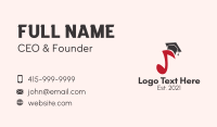 Music Note School  Business Card Design