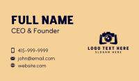 Camera Photographer Vlogger Business Card Design