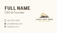 Excavator Mountain Builder Business Card