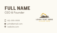 Excavator Mountain Builder Business Card Image Preview