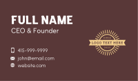 Craft Creations Shop Business Card