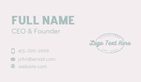 Specialty Store Business Card example 4