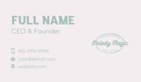 Food Business Card example 3