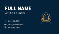 Premium Trident Wings Business Card