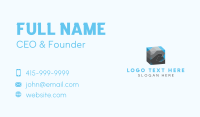 3D Rock Aquarium Business Card