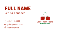 Cherry Cubes Business Card