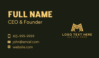 Startup Corporate Letter M Business Card Design