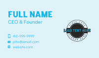 Generic Startup Wordmark Business Card