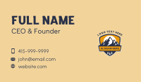 Mountain Forest Summit Business Card Design