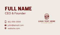 Western Cowgirl Woman Business Card Design