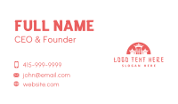 Asian Ancient Architecture Business Card