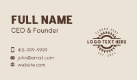 Lumber Mill Business Card example 2