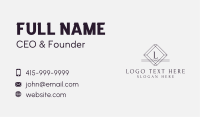 Luxury Firm Letter Business Card
