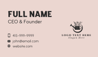 Leaves Gardening Plant Business Card