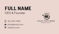 Leaves Gardening Plant Business Card Design