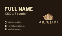 Carpentry Tool House Business Card Design