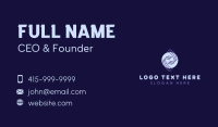 Wave Advertising Firm Business Card