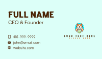 Milk Tea Cat Beverage Business Card