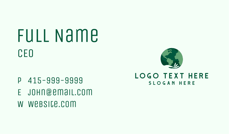 Advocacy Business Card example 1