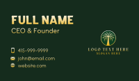 Luxury Wellness Tree Business Card Design