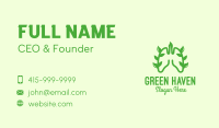 Green Lungs Vine Business Card Image Preview