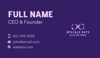 Purple Gradient Ampersand Business Card Image Preview