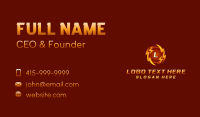 Lightning Thunder Charge Business Card