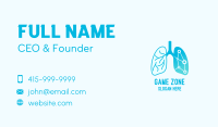 Blue Lung Center  Business Card