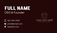 Saw Carpentry Workshop Business Card Design