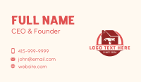 Handyman Hammer Carpentry Business Card