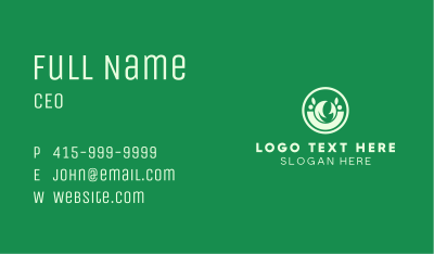 Abstract Natural Symbol Business Card Image Preview