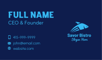 Blue Flying Fish Business Card