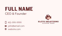 Pork Flame Barbecue Business Card