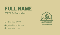 Outdoors Business Card example 1