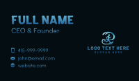 Athlete Running Fitness Business Card