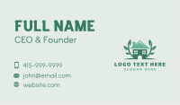 House Plant Landscaping Business Card