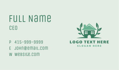 House Plant Landscaping Business Card Image Preview
