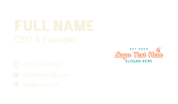 Bee Business Card example 2