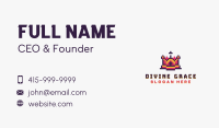 Pixel Royal Crown Business Card Image Preview