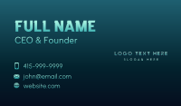 Generic Technology Business Business Card