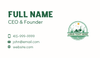 Landscaper Lawn Mowing Business Card