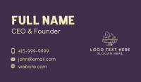 Handcrafted Business Card example 2