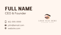 Feminine Styling Beautician Business Card Design