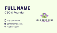 Utah Botanical Flower Business Card