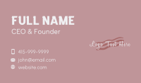 Signature Cosmetic Lipstick  Business Card