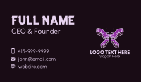 Gemstone Butterfly Boutique Business Card Design