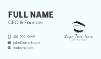 Eyeliner Cosmetics Makeup Business Card