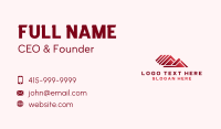 Residential Roof Contractor Business Card